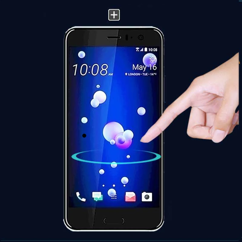 5PCS Black Ultra-Thin screen protector Tempered Glass For HTC U11 U 11 full Screen protective | Мобильные телефоны и