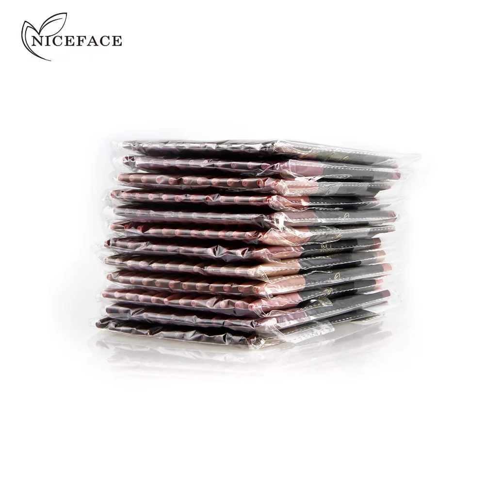 NICEFACE 12 видов цветов водостойкий Макияж для губ нюдовый губной карандаш матовый