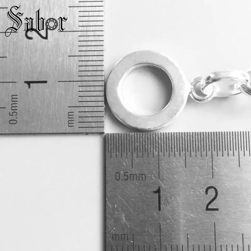 Аксессуары очаровательные браслеты круглые с застежкой лобстером серебряный