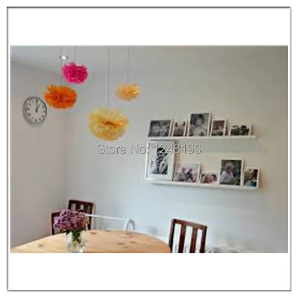 Free Shipping 40pcs 25cm(10inch) tissue paper pom poms for decoration |