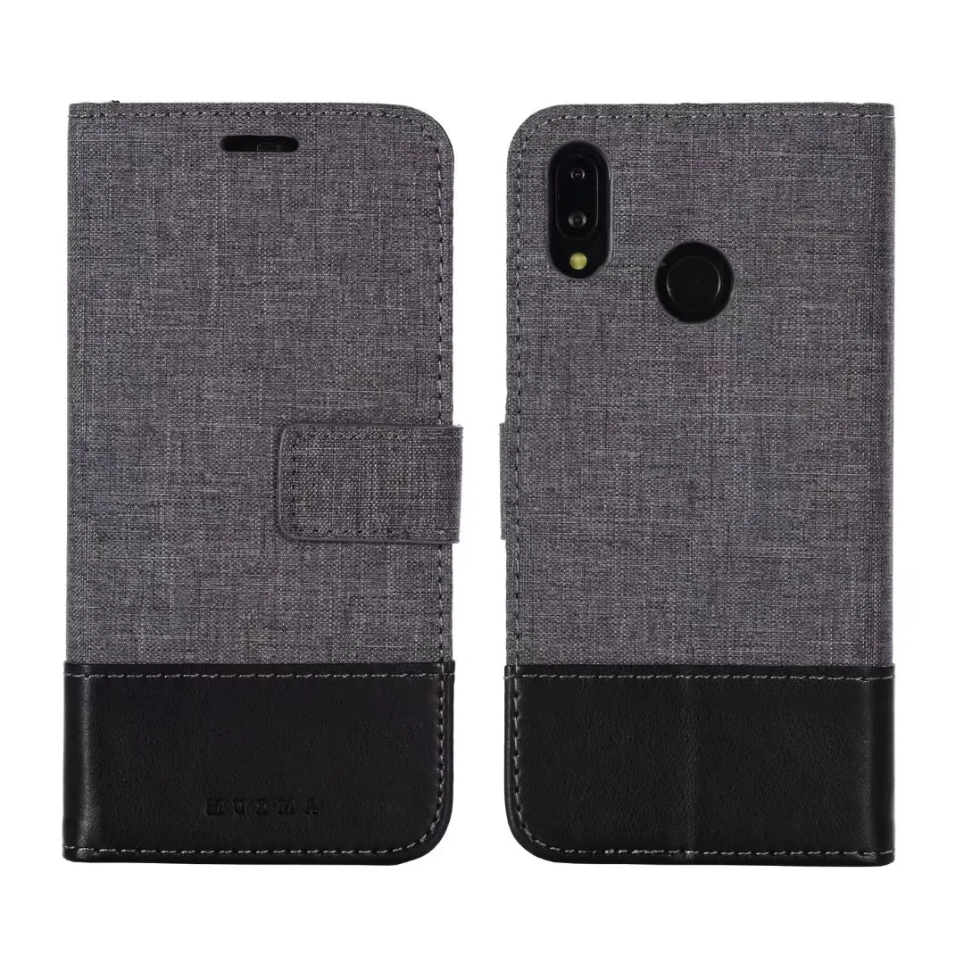 Роскошный джинсовый ковбойский кожаный чехол с вышивкой для Huawei P20 P10 P9 P8 Lite 2017