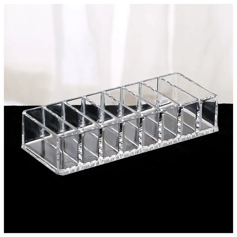 Новый 8 Слот акриловый компактный держатель пудра для глаз румяна макияж кейс