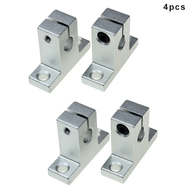 

4pcs Bore Linear Rail Shaft Support Stand for 3D Printer SK10 EM88