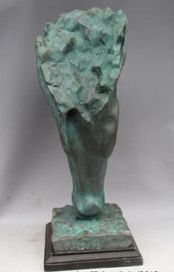 Copper Brass CHINESE crafts Asian 25 Western Bronze Marble Art Home Decoration Horse Head Statue Sculpture | Дом и сад