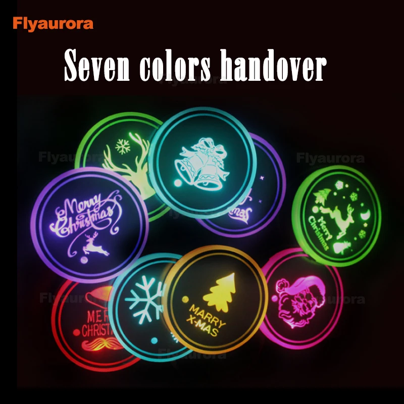 Рождественский интерьер автомобиля светодиодный ная атмосферная лампа Гибкая