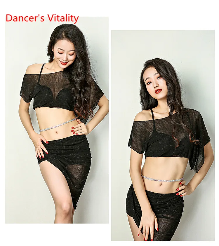 Лето Новое Прибытие женская Команда Практика Танцевальная Одежда 2 Шт. Костюм