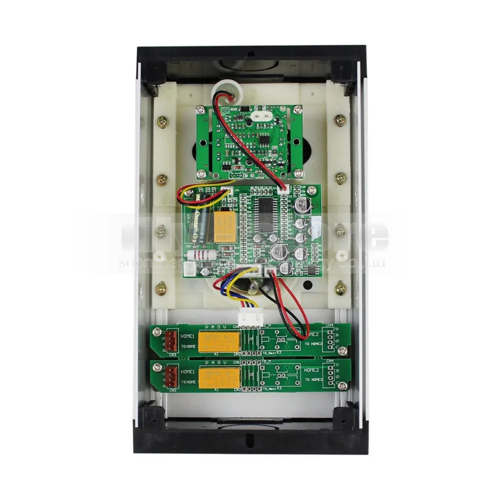 

DIYSECUR 4.3" Apartment Video Door Phone Video Intercom Doorbell System 700 TVLine IR Camera Touch Key for 2 Families