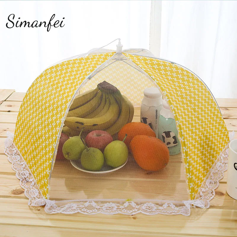 Simanfei складные продуктовые Чехлы 2019 новое поступление посуда кружевная сетчатая