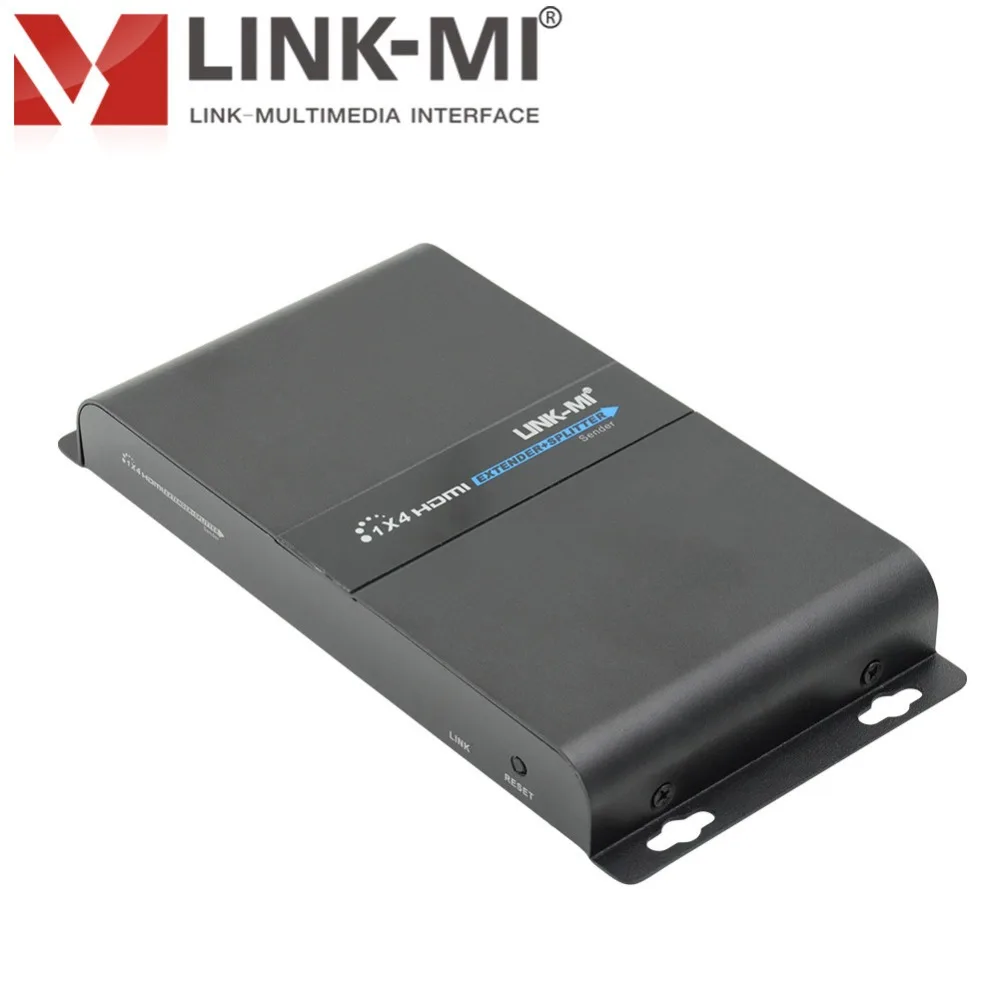 LINK MI 60 м HDMI удлинитель сплиттер 1x4 отображает более одного CAT6/6a/7 поддерживает ИК
