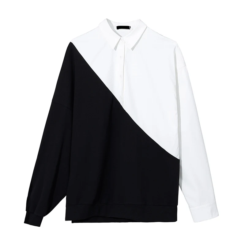 Толстовка TWOTWINSTYLE с длинным рукавом большого размера|shirt sweatshirt|sweatshirt womenfemale sweatshirt |