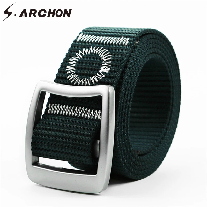 S. ARCHON повседневные камуфляжные тактические поясные ремни для мужчин