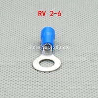 6 5 mm 14 stud and awg 16 14 wire blue ring pre insulated ring terminals
