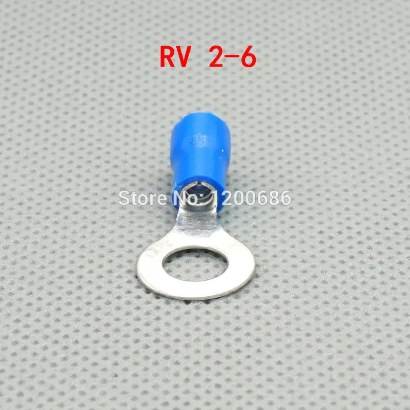 Стержни 6 5 мм 1/4 &quotи AWG 16 14 провода синее кольцо предварительно изолированные