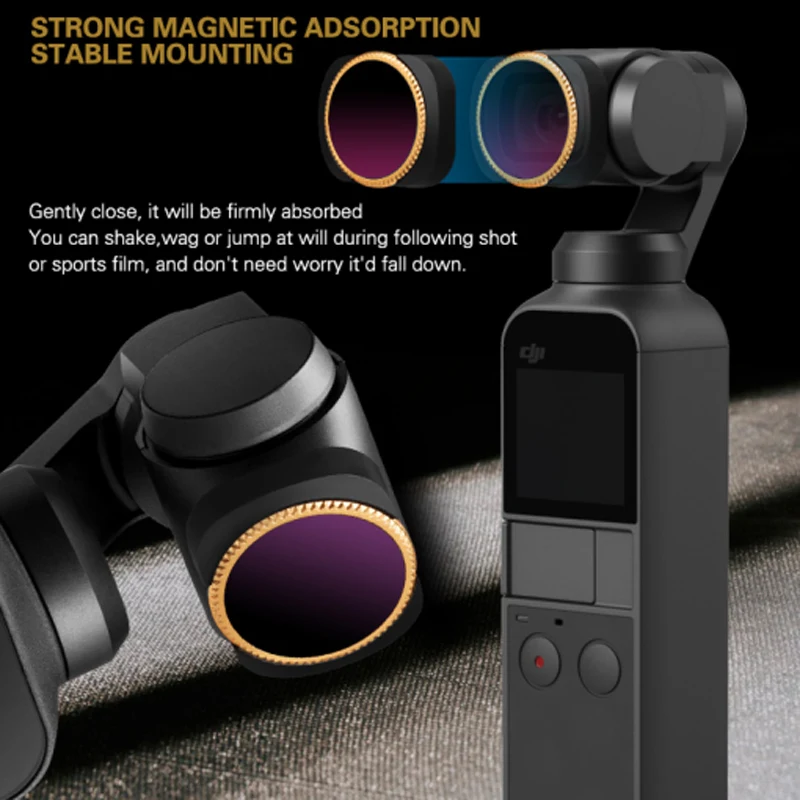 Фильтр объектива для DJI Osmo Pocket MCUV CPL ND PL фильтры магнитное поглощение многослойное
