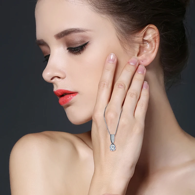 Женское ожерелье из серебра 925 пробы|fine jewelry|necklace pendant womennecklace women |