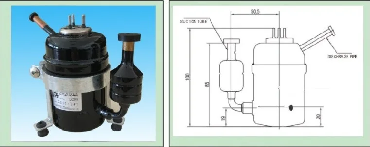 Мини BLDC инвертировать компрессоров: DC12V | Бытовая техника