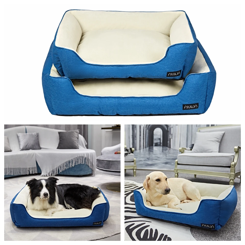 

Pet Dog Beds For Large Dogs Bed For Dogs Small Medium Dog Bed Bench Kennel Mat House For Cat Removable Waterproof Pet Supplies