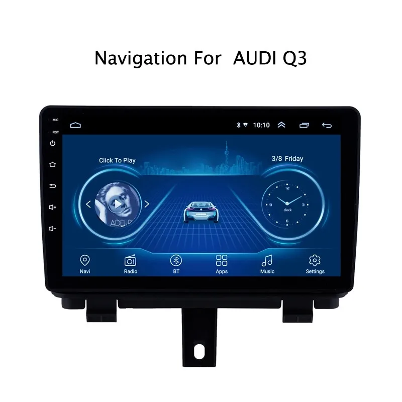 Ectwodvd 9 дюймов Andriod 8 1 Автомобильный gps навигация для Audi Q3 2013 2014-2017 автомобильный DVD