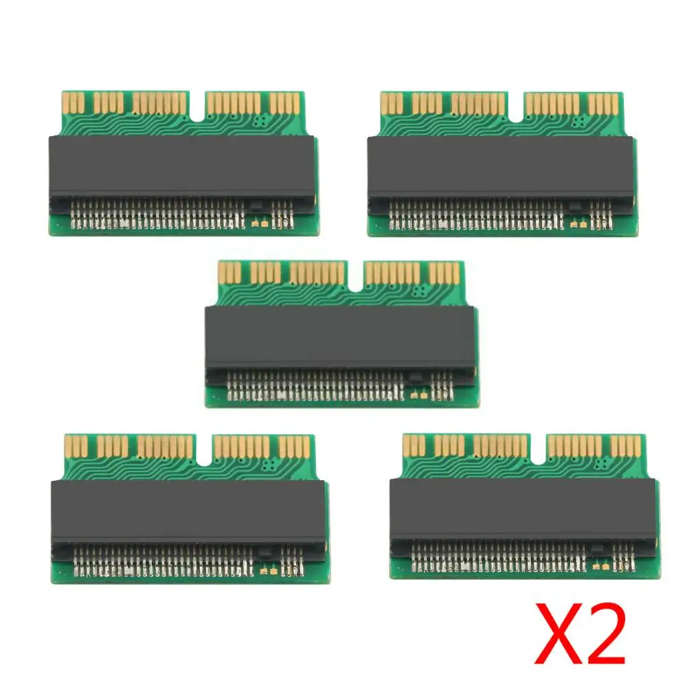 Белый M ключ PCIE к M2 адаптер M.2 SSD NGFF AHCI 2280 SSD 12+ 16Pin карта для MACBOOK Air 2013 A1465 A1466 Mac Pro A1398 A1502 - Цвет: Белый