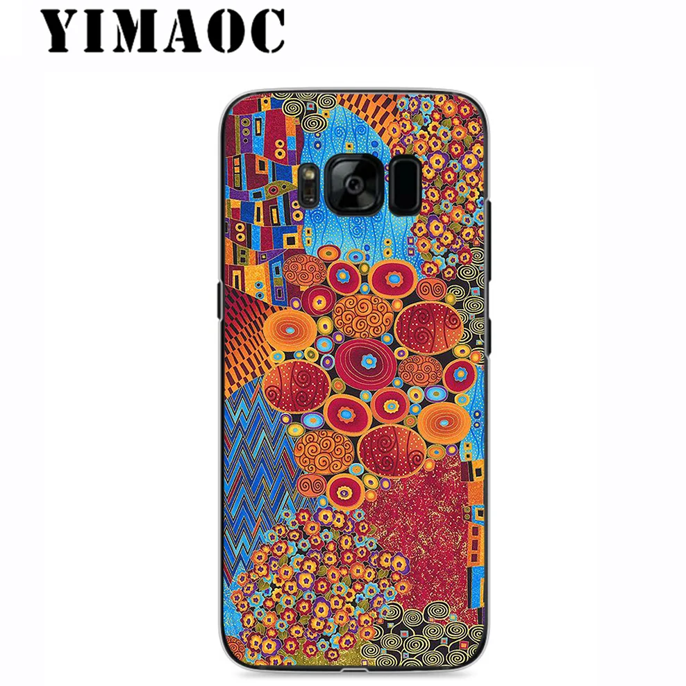 YIMAOC Gustav Klimt Kiss Soft Silicone Case for Samsung Galaxy S10 S10E S9 S8 Plus S7 S6 Edge &amp Note 9 8 Cover |
