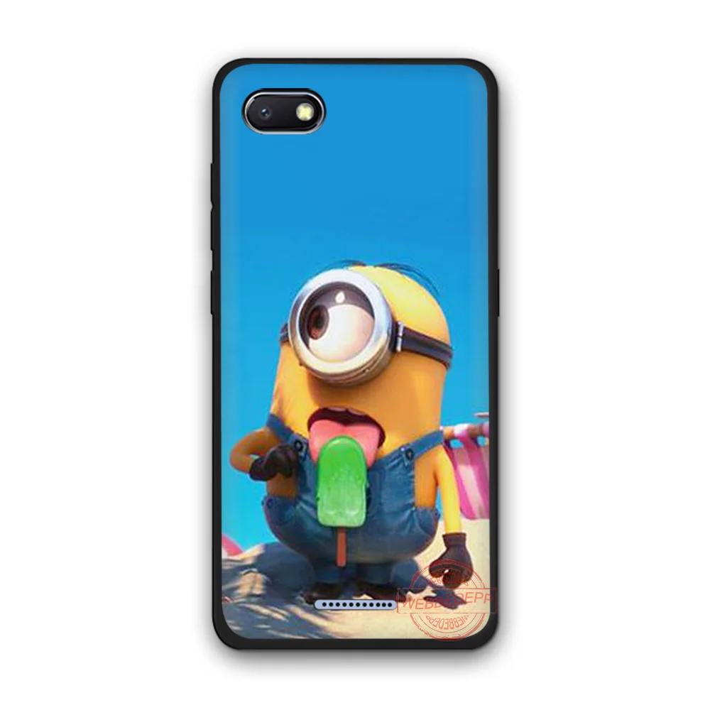 WEBBEDEPP Миньоны TPU чехол для телефона чехол-накладка Redmi Note 6Pro 7Pro 4A 4X 5 5A 6A 8A 7 S2 note 8 |