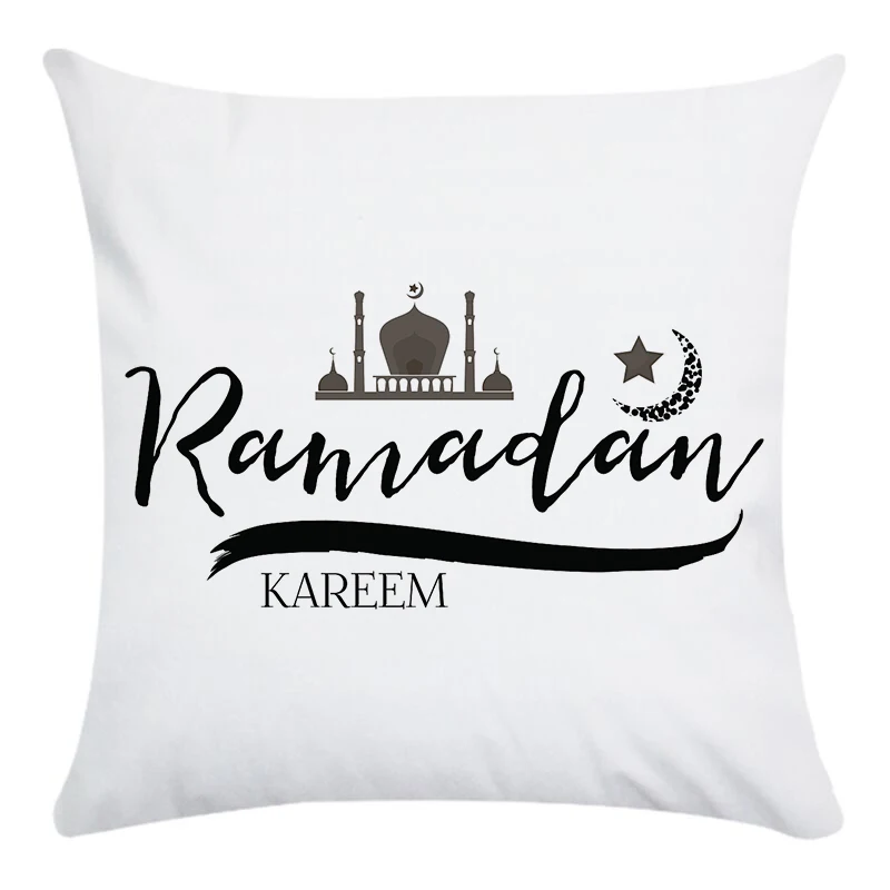 Best-selling Ramadan Decoration Linen 45*45CM Home Sofa Cushion Cover Fashion Seat Pillow Case Office | Дом и сад