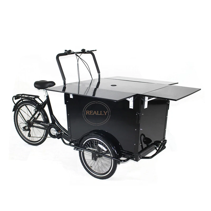 Передвижная Кофейня грузовой велосипед Электрический Пассажирский Трицикл