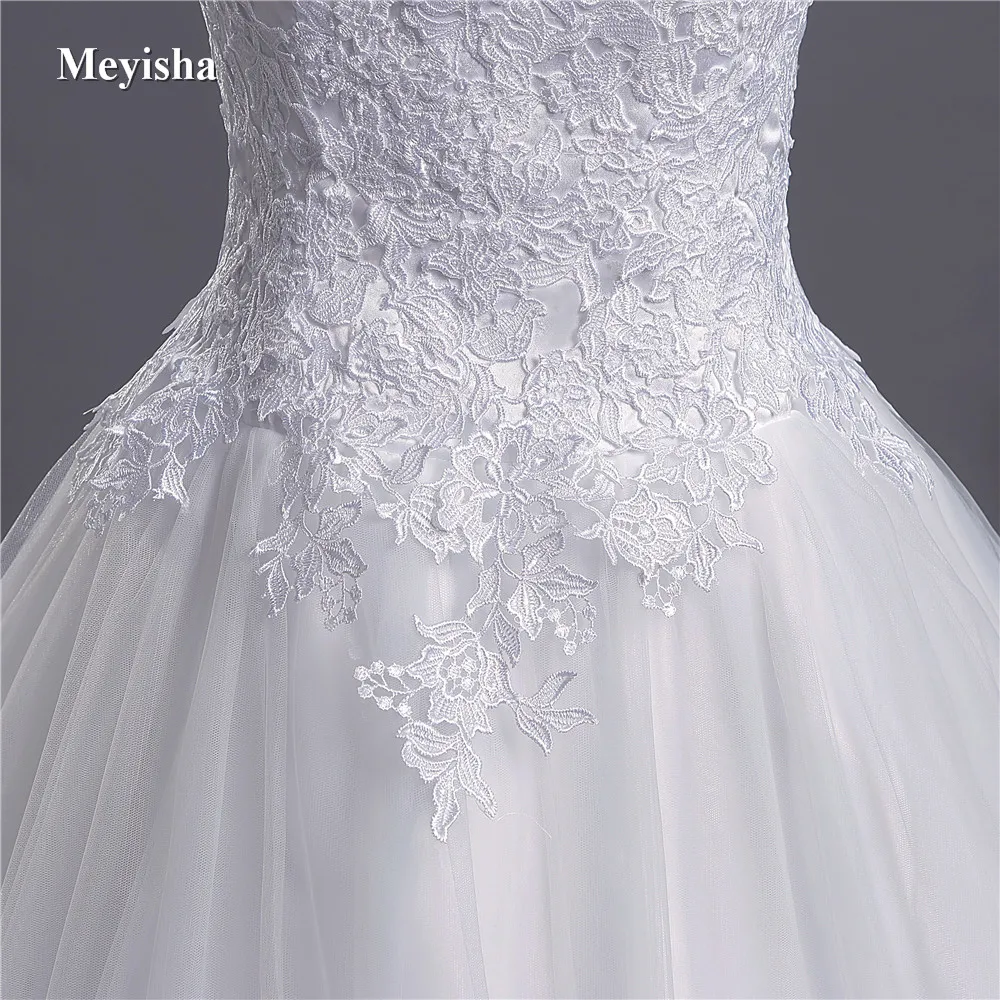 ZJ9041 2019 2020 кружевные сексуальные свадебные платья на тонких бретельках с жемчугом