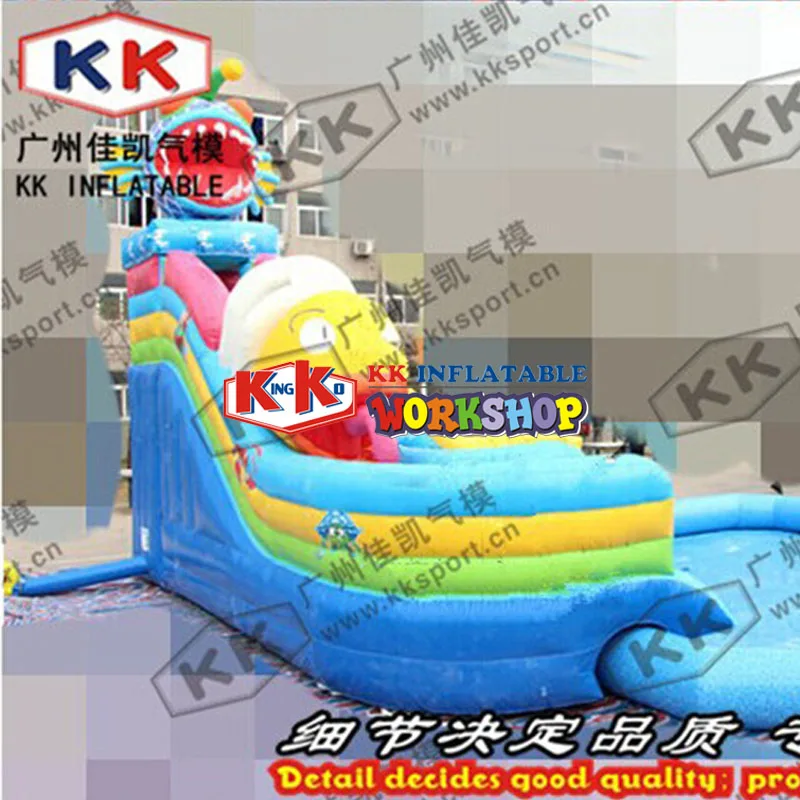 Надувной бассейн с горкой надувной детский водный рай|Надувные игрушки| |