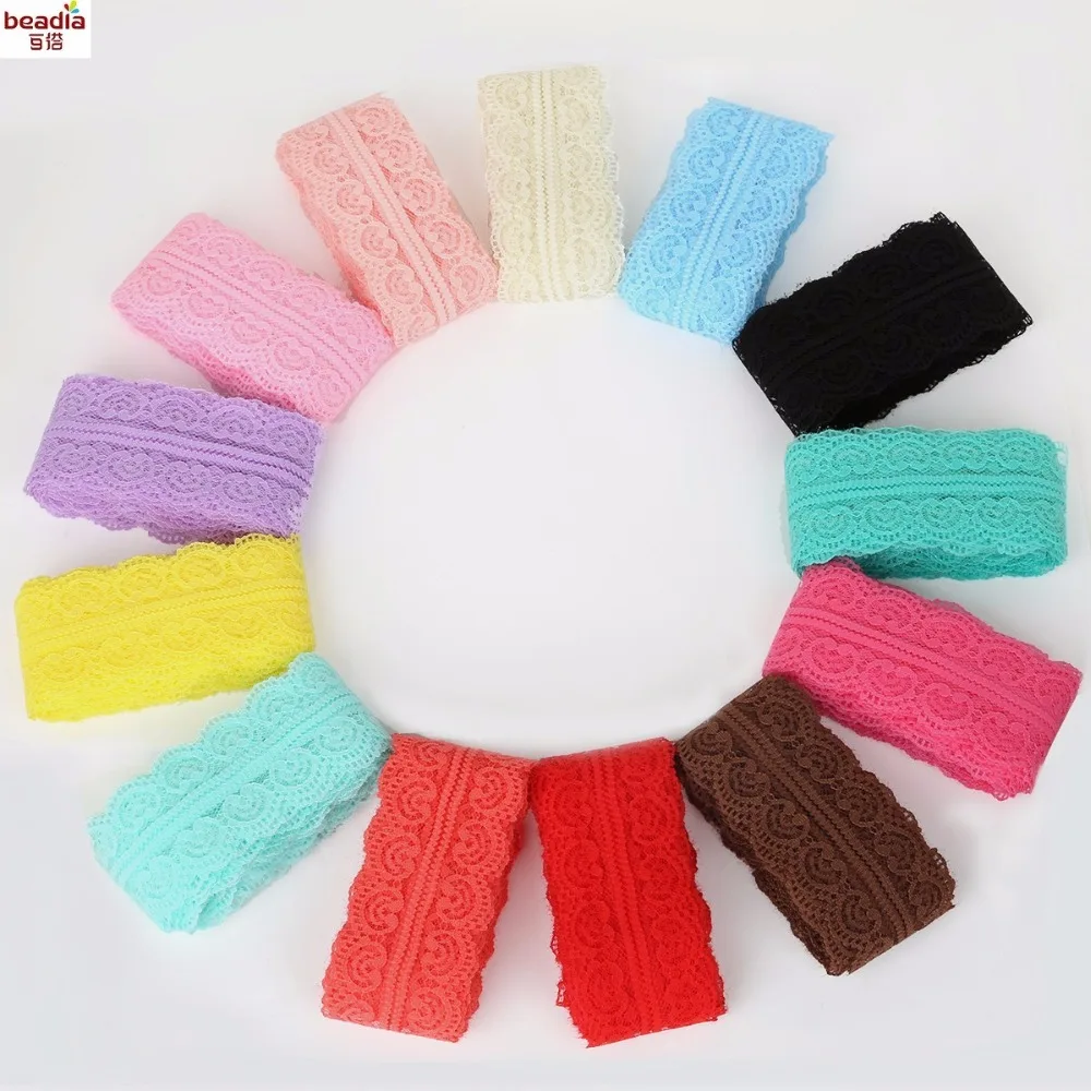 Высококачественная кружевная лента с вышивкой ширина 45 мм 5 12 ярдов/сумка 14