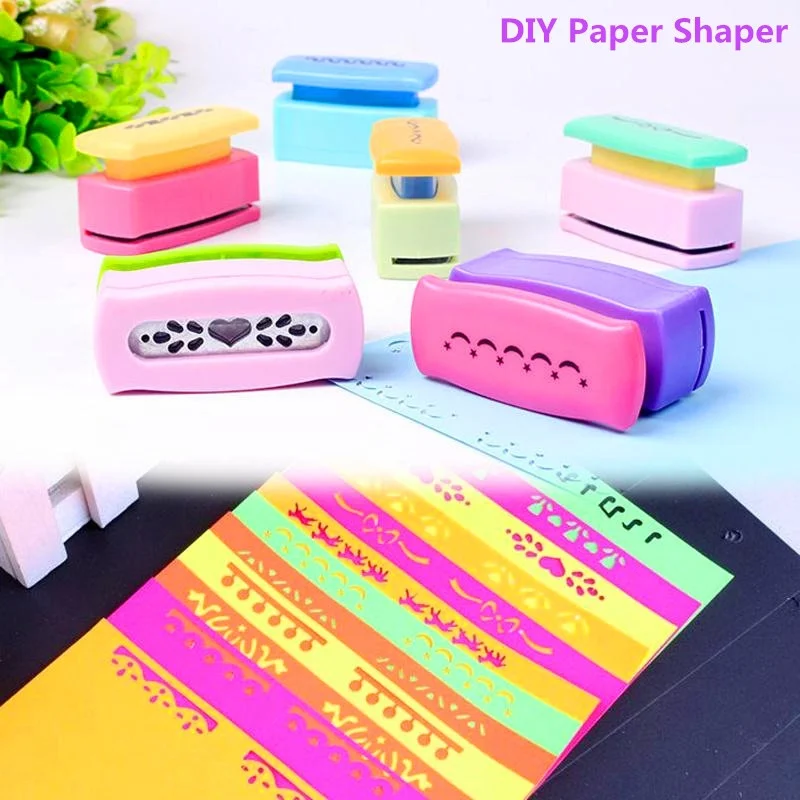 1 шт. печатные цветочные бумажные дырочки ручной формирователь резак карты