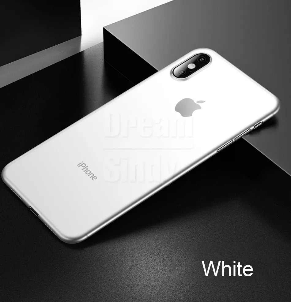 0,26 мм ультра тонкий PP чехол для iphone X XR XS Max полный Чехол для iphone 6 6s 7 8 PLus матовый противоударный Тонкий чехол