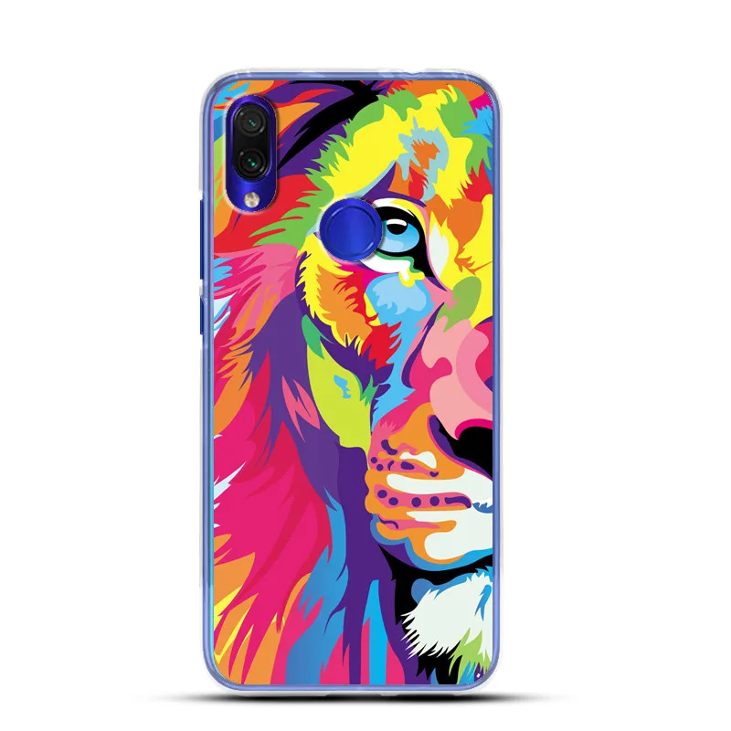 Роскошный силиконовый мягкий ТПУ чехол для Xiaomi Redmi Note 7 полный защитный с