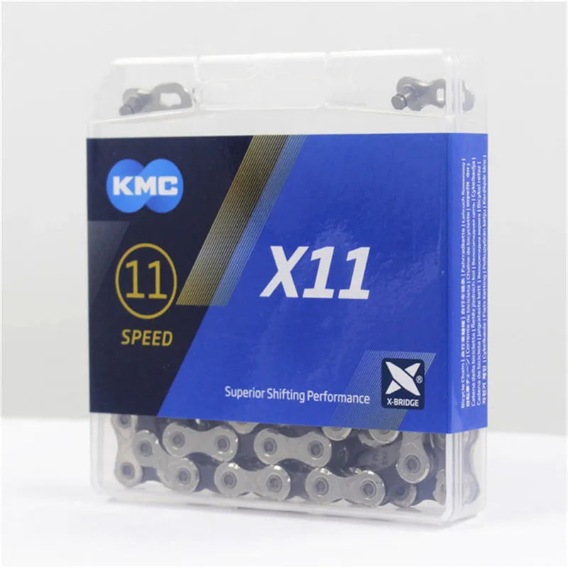

KMC X11 X11.93 bike Chain 116L 11 Speed Bicycle Chain With Original box and Magic Button for MTB/Road bike