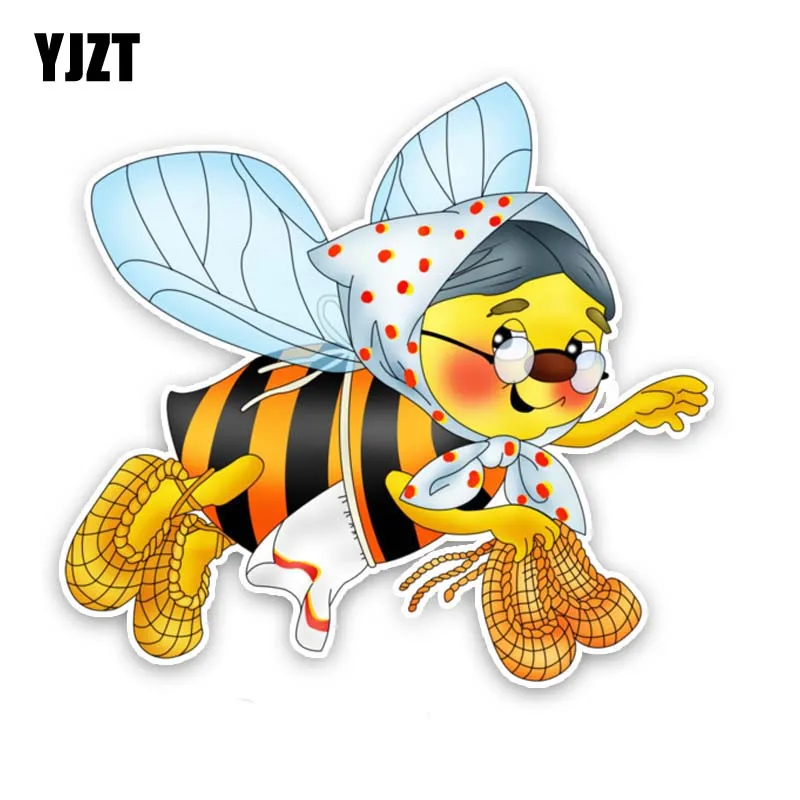 YJZT 13 3 см * 12 5 наклейка на машину Honeybee качественная из ПВХ 300713|Наклейки автомобиль|