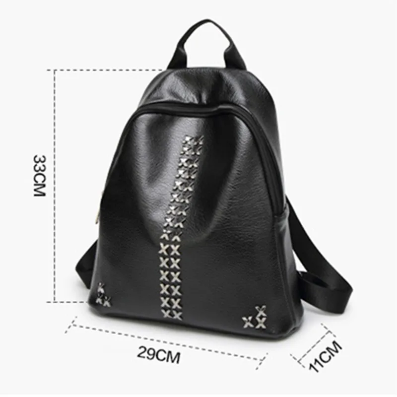 Женский 2017 Осень Зима Mochilas Femininas Kpop искусственная кожа винтажные школьные