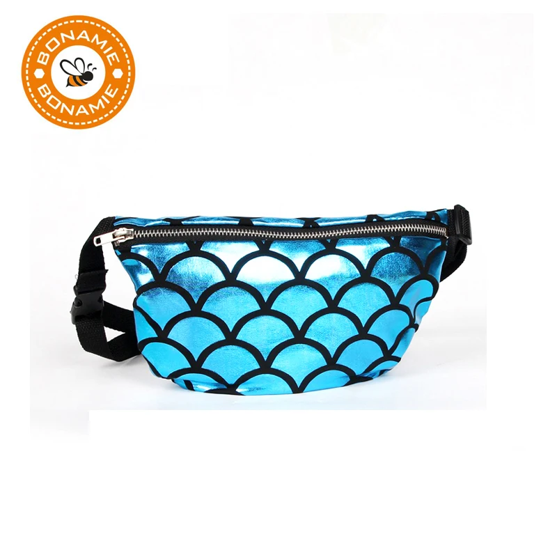 Новинка женская модная поясная сумка с блестками привлекательная нагрудная для