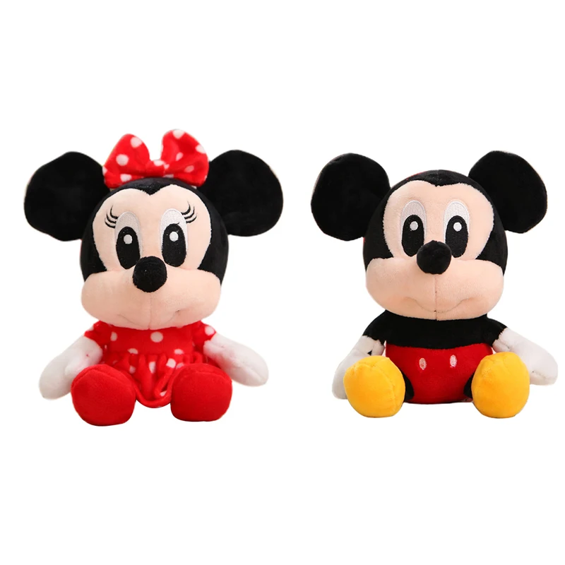 Disney Мягкие плюшевые игрушки милые мягкие животные Минни Маус с Винни пухом для