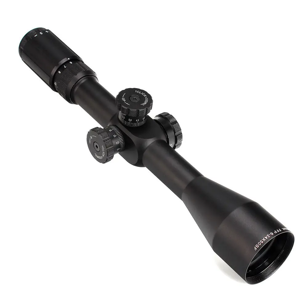 Ohhunt FFP 6-24x50 SF первый фокальный самолет охотничий прицел боковой Параллакс стекло гравированное сетка замок Сброс прицел охотничий прицел