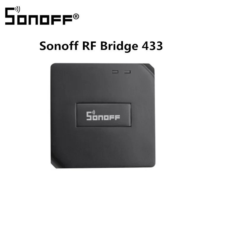 Интеллектуальный выключатель света Sonoff RF Bridge 433 МГц Wi-Fi Беспроводной преобразователь сигнала PIR+ DW1 дверная оконная сигнализация Сенсор работать с Alexa интеллектуальная Автоматизация дома