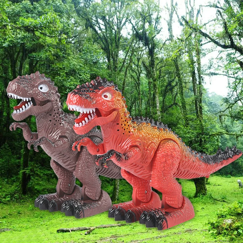 Динозавр игрушки для детей интерактивные ходячие динозавры светящиеся и
