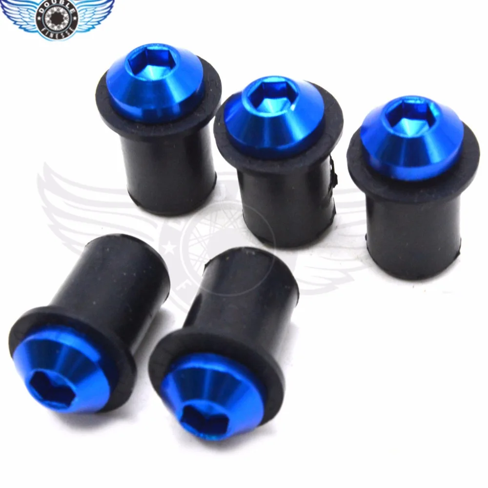 Комплект болтов для лобового стекла мотоцикла 5 шт. винтов гаек крепежных honda cbr 1000