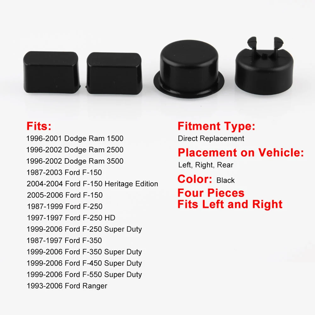 ABS черные Конверсионные Комплекты американская дверь шарнир легко установить