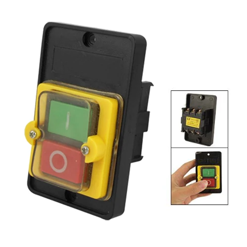 Водонепроницаемый кнопочный переключатель управления 10 А 220/380 В 1 шт. |