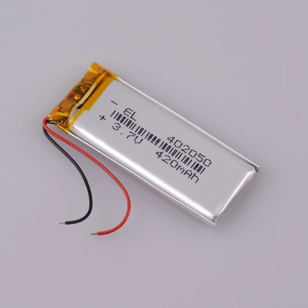 3 7 V 420mAh 402050 литий полимерный Li Po ионная аккумуляторная батарея Lipo ячейки для