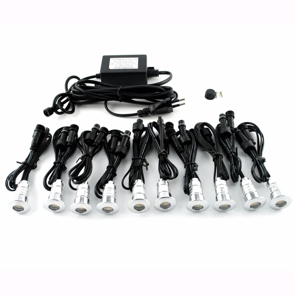 10 шт. палубный светильник для сада торгового центра ступенька лестница пейзаж