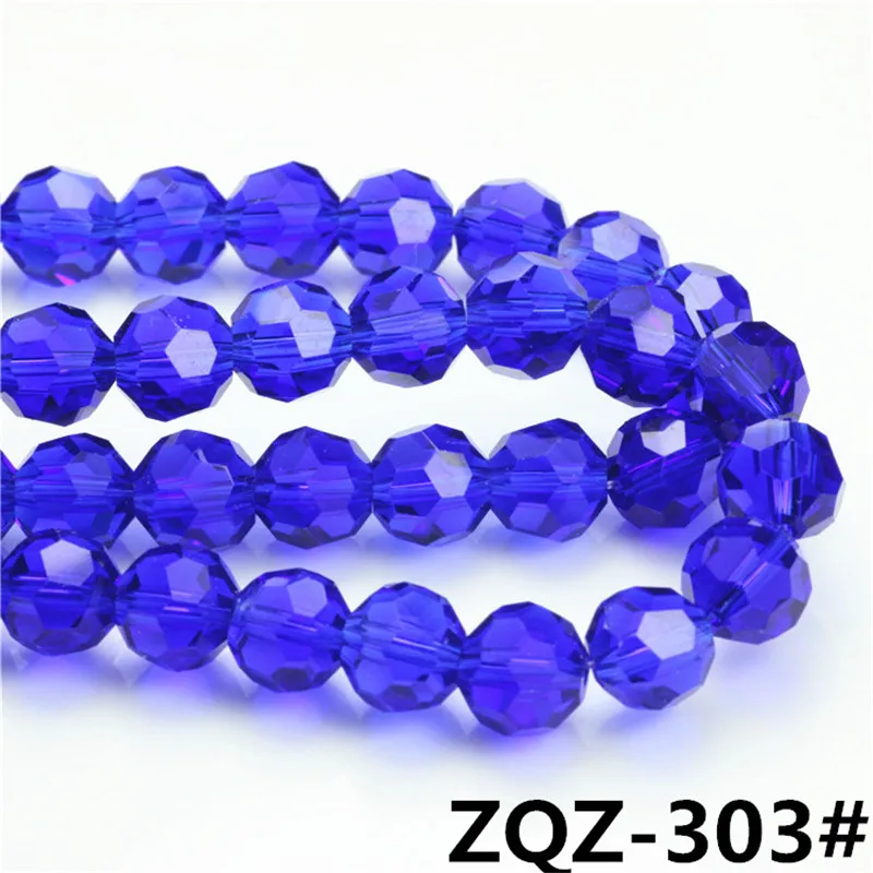 Граненые стеклянные бусины 8 мм 70 шт./лот круглые для самостоятельного