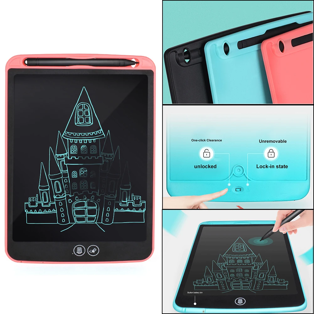 Colorful Display Partial Erasable Anti Splash Portable Handwriting Board Tablet Electronic Gift Ultra Thin LCD Screen Drawing | Компьютеры