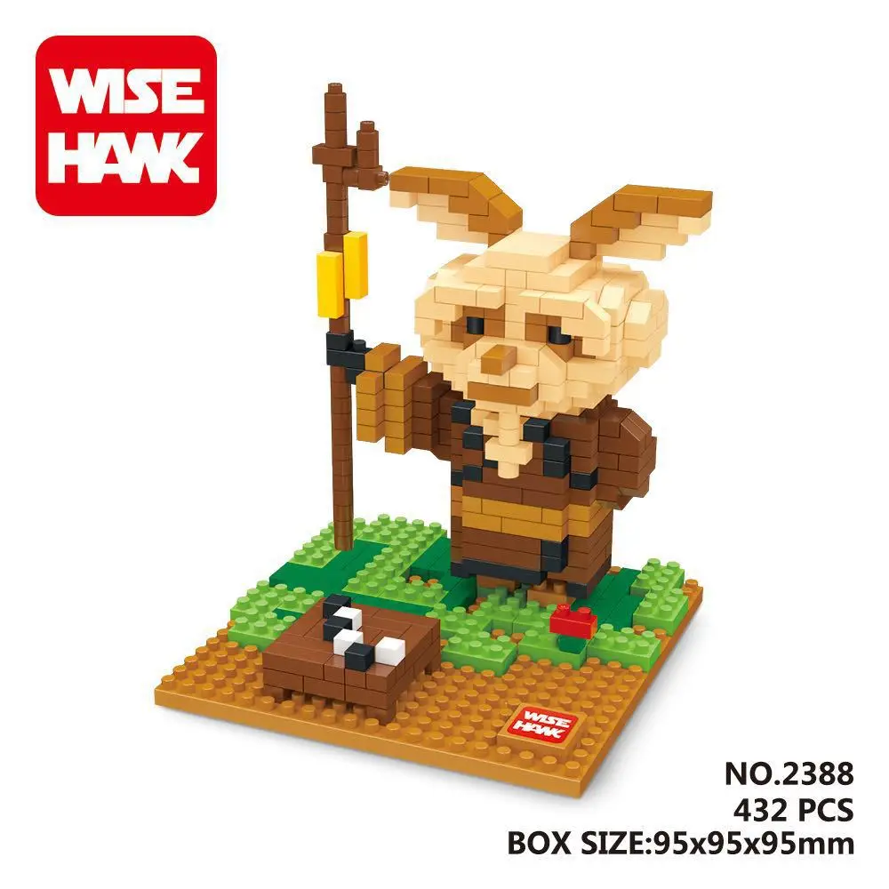 Wisehawk микро блоки Алмаз Мини минуты строительные игрушки панда Главная