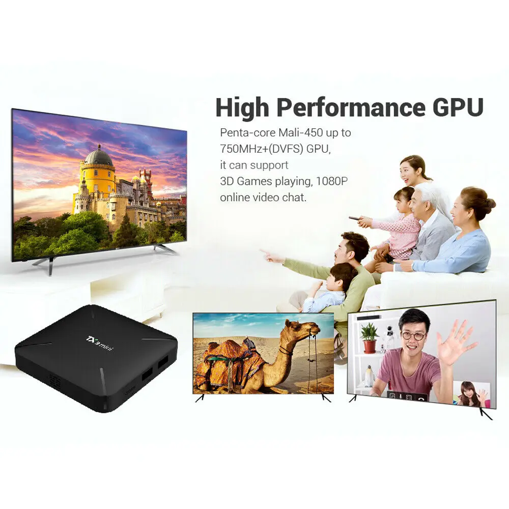 Новая технология ТВ коробка TX3 мини-LH Amlogic ТВ коробка S905W 1G 8G Android 7,1 4 ядра 4 K Wifi Media Player умный дом
